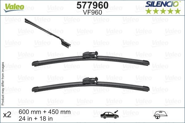 Щітка склоочисника VALEO 577960 - zapix