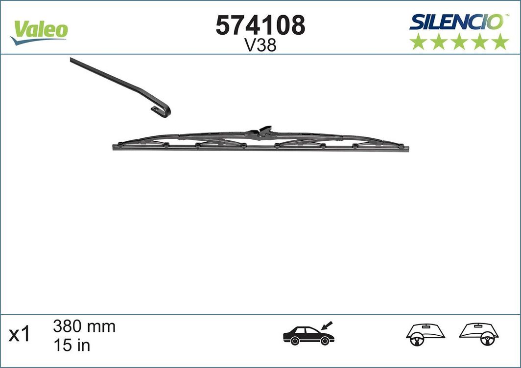 Щітка склоочисника VALEO 574108