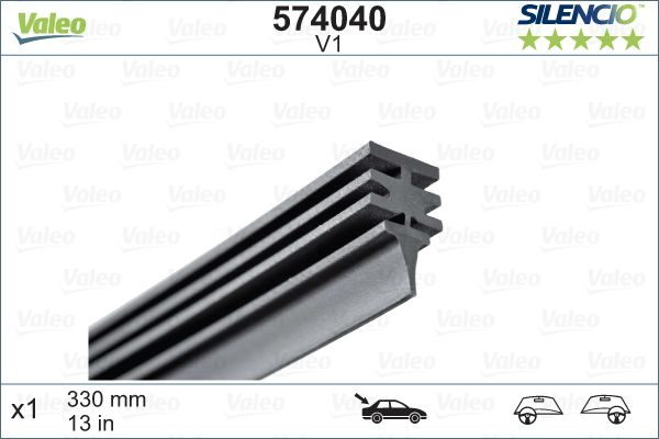 Щітка склоочисника VALEO 574040 - zapix