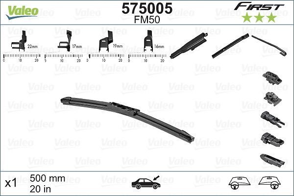 Щітка склоочисника VALEO 575005 - zapix