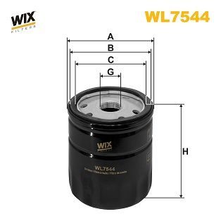Оливний фільтр WIX FILTERS WL7544 - zapix
