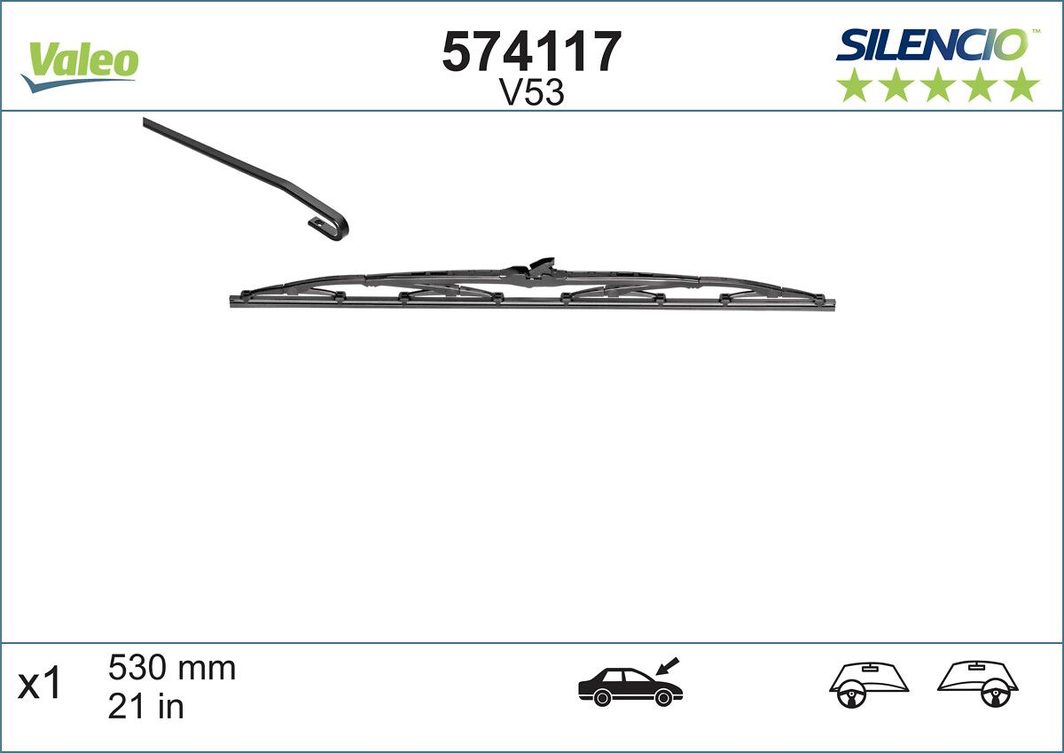 Щітка склоочисника VALEO 574117
