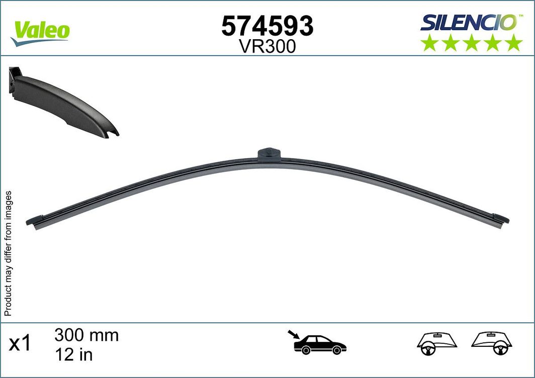 Щітка склоочисника VALEO 574593 - zapix