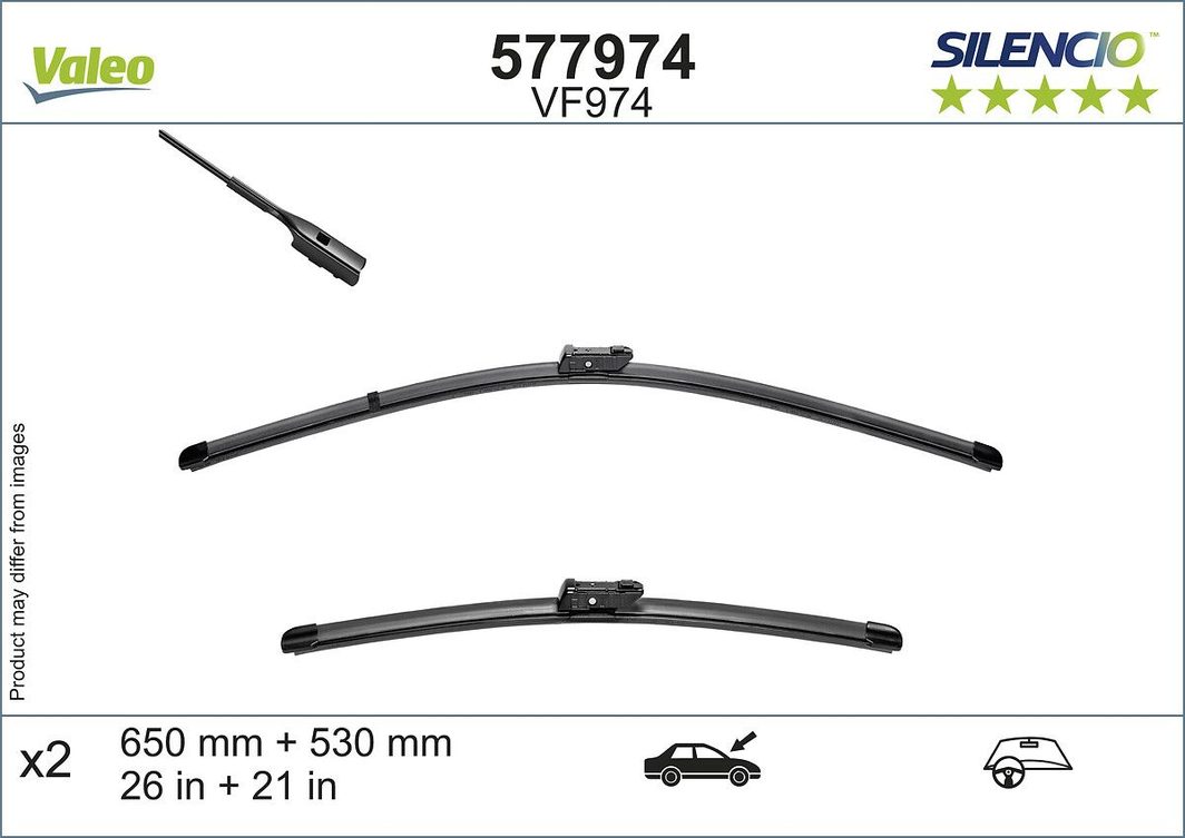 Щітка склоочисника VALEO 577974 - zapix