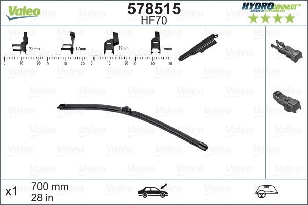 Щітка склоочисника VALEO 578515 - zapix