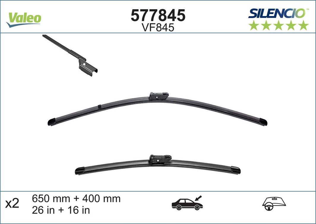 Щетка стеклоочистителя VALEO 577845