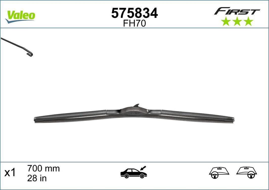 Щітка склоочисника VALEO 575834 - zapix