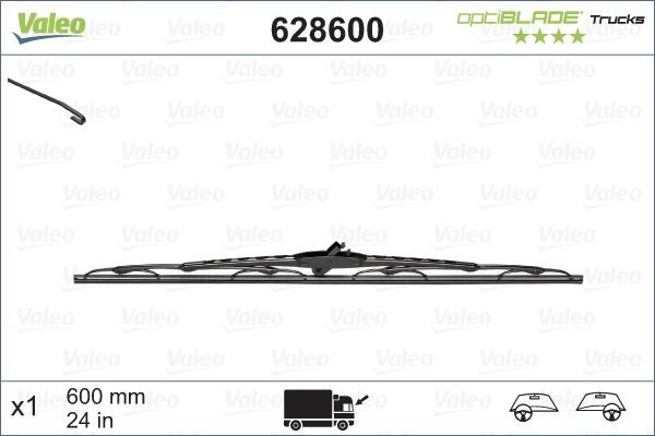 Щітка склоочисника VALEO 628600 - zapix