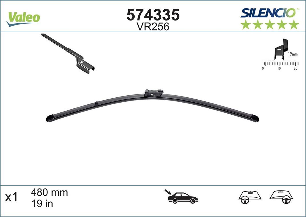 Щетка стеклоочистителя VALEO 574335