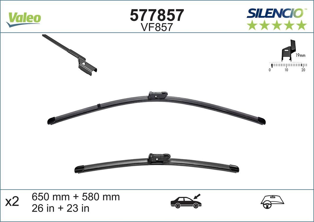 Щітка склоочисника VALEO 577857