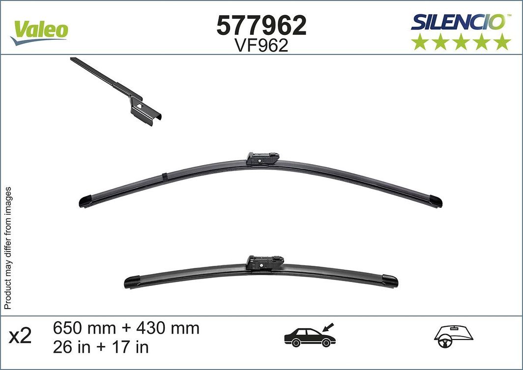 Щітка склоочисника VALEO 577962 - zapix
