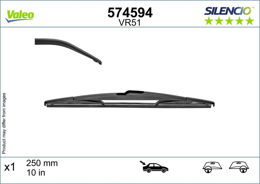 Щітка склоочисника VALEO 574594 - zapix