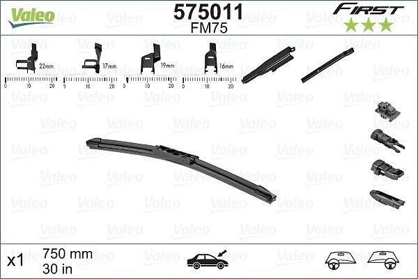 Щітка склоочисника VALEO 575011 - zapix