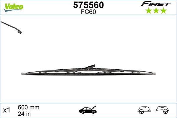 Щітка склоочисника VALEO 575560