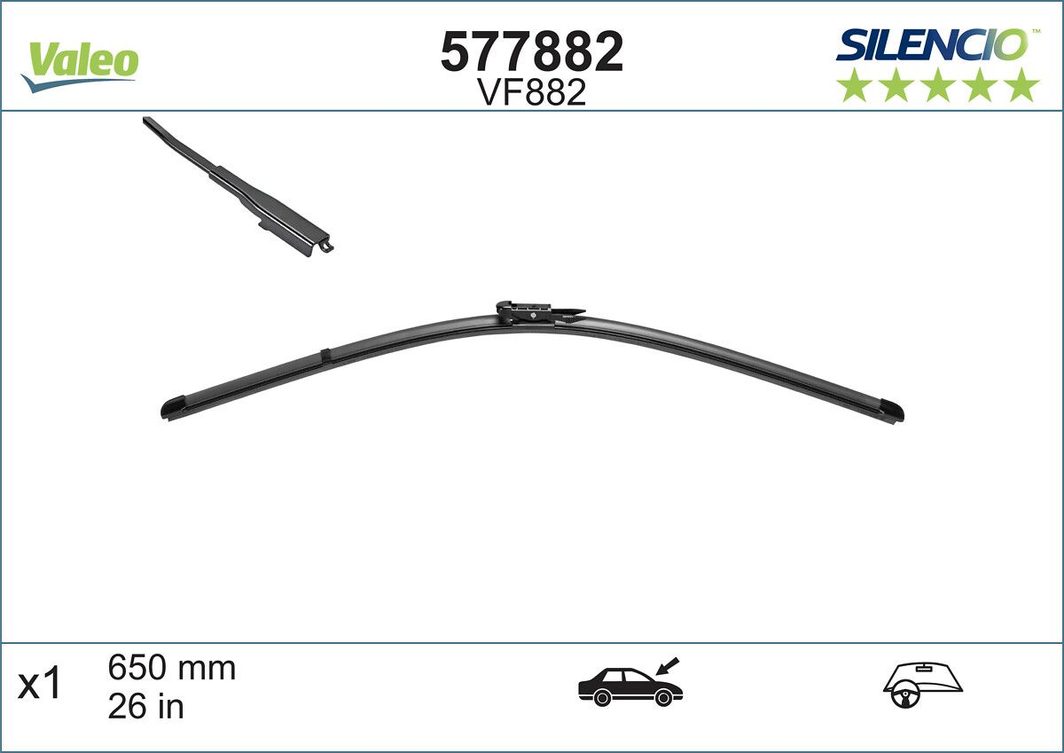 Щітка склоочисника VALEO 577882 - zapix