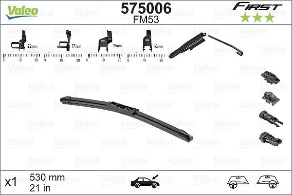 Щітка склоочисника VALEO 575006 - zapix
