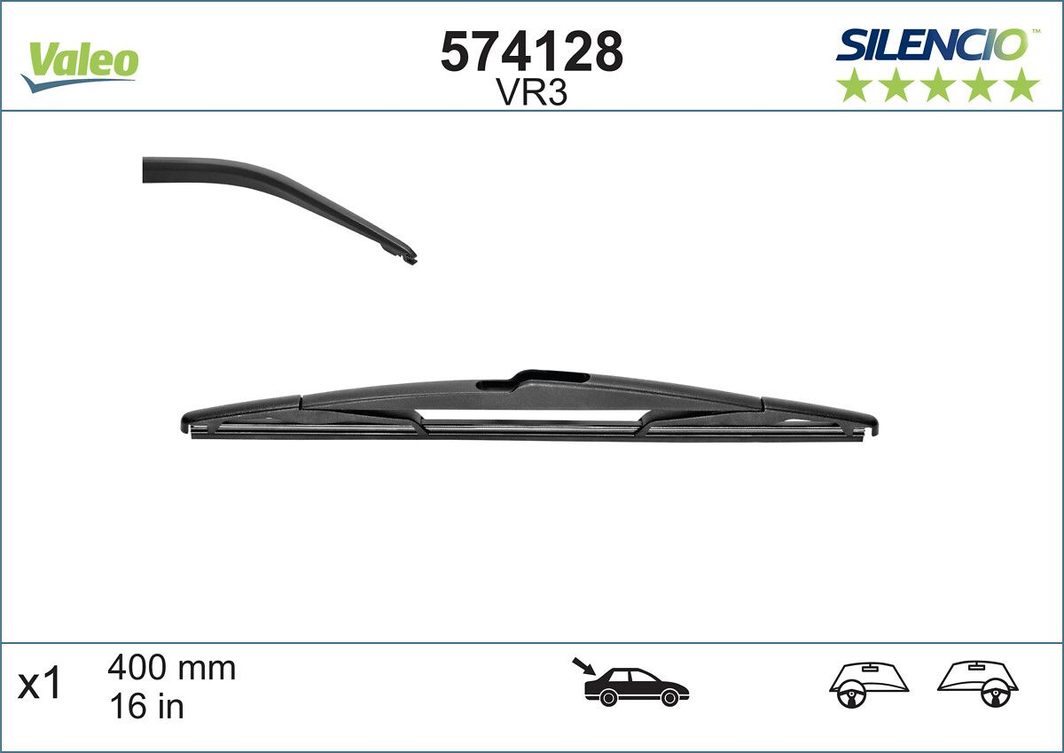 Щетка стеклоочистителя VALEO 574128