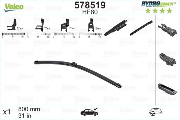Щітка склоочисника VALEO 578519