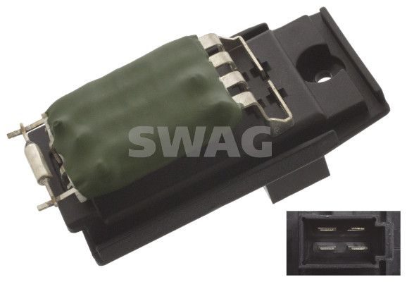 Резистор пічки SWAG 50945415 - zapix