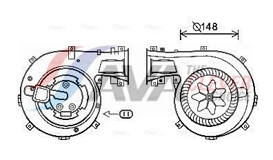 Вентилятор салону AVA QUALITY COOLING OL8618 - zapix