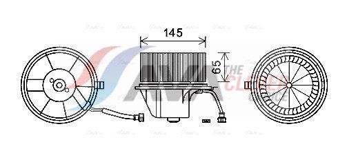 Вентилятор салону AVA QUALITY COOLING VN8351 - zapix
