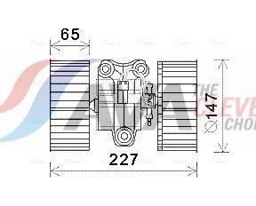 Вентилятор салону AVA QUALITY COOLING BW8470 - zapix