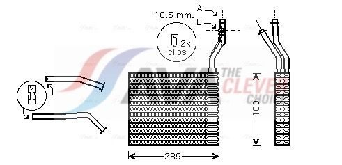 Радіатор пічки AVA QUALITY COOLING FDA6364 - zapix