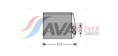 Радіатор пічки AVA QUALITY COOLING OLA6354 - zapix