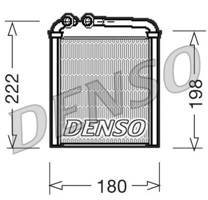 Радиатор печки DENSO DRR32005