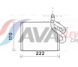 Радіатор пічки AVA QUALITY COOLING KA6170 - zapix