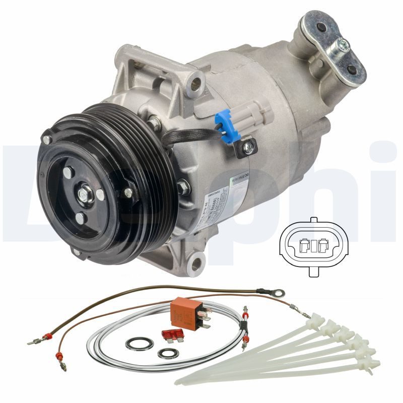 Компресор кондиціонера DELPHI TSP0155802 - zapix