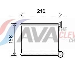 Радіатор пічки AVA QUALITY COOLING RT6629 - zapix