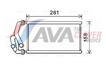 Радіатор пічки AVA QUALITY COOLING HDA6294 - zapix