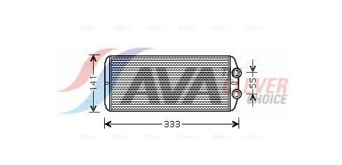 Радіатор пічки AVA QUALITY COOLING PEA6312 - zapix