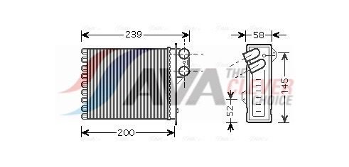Радіатор пічки AVA QUALITY COOLING RTA6398 - zapix