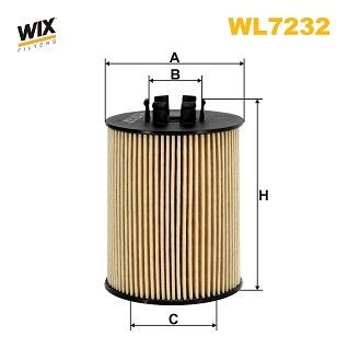 Оливний фільтр WIX FILTERS WL7232
