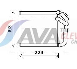 Радіатор пічки AVA QUALITY COOLING KA6270 - zapix