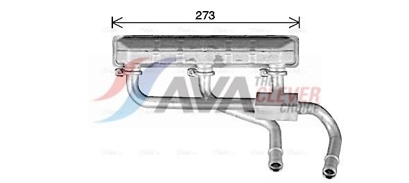 Радіатор пічки AVA QUALITY COOLING BW6600 - zapix