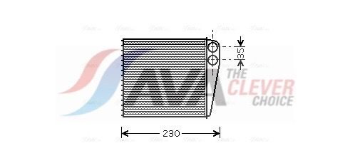 Радіатор пічки AVA QUALITY COOLING VNA6229 - zapix