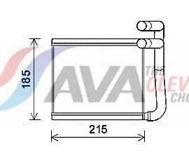 Радіатор пічки AVA QUALITY COOLING HY6393 - zapix