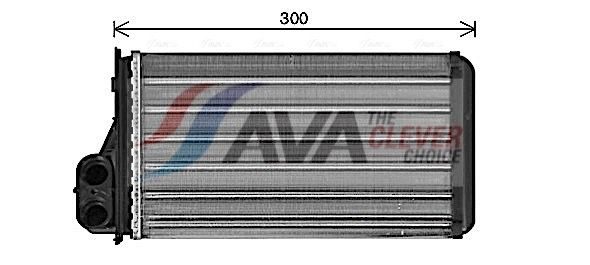 Радіатор пічки AVA QUALITY COOLING DN6473 - zapix