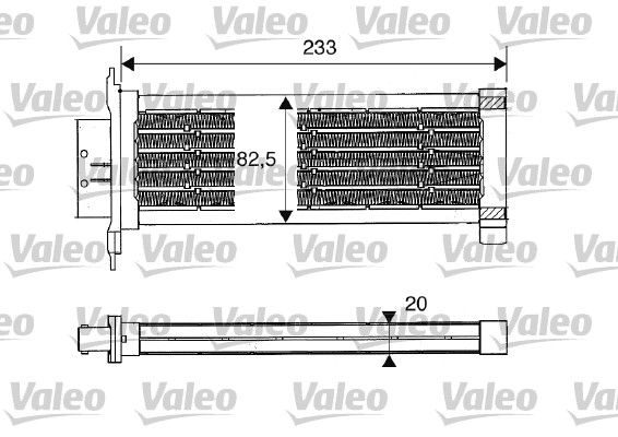 Радіатор пічки VALEO 812235 - zapix