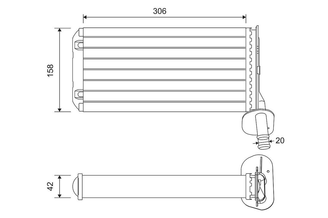 Радіатор пічки VALEO 811519 - zapix