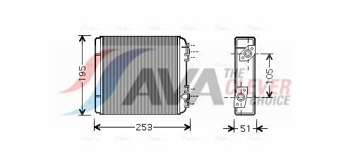 Радіатор пічки AVA QUALITY COOLING LA6020 - zapix