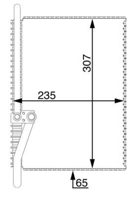 Випарник кондиціонера MAHLE AE74000S - zapix