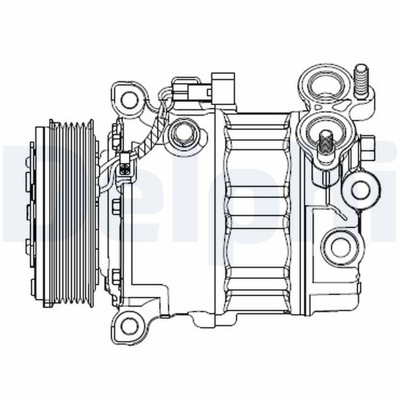 Компресор кондиціонера DELPHI CS20512 - zapix