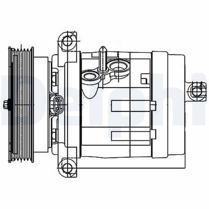 Компресор кондиціонера DELPHI TSP0155984 - zapix