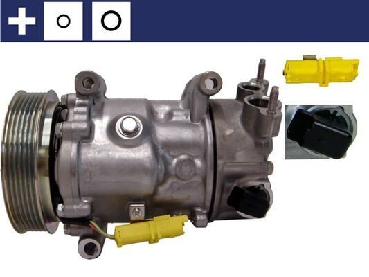 Компресор кондиціонера MAHLE ACP14000S - zapix