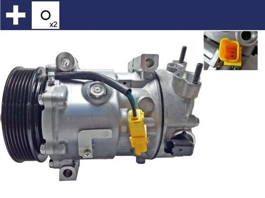 Компресор кондиціонера MAHLE ACP359000S - zapix