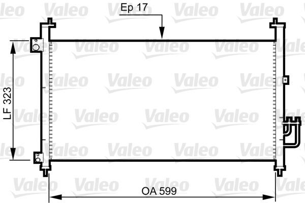 Радіатор кондиціонера VALEO 814333 - zapix